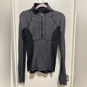 lululemon athletica Gray and Black Sweatshirt